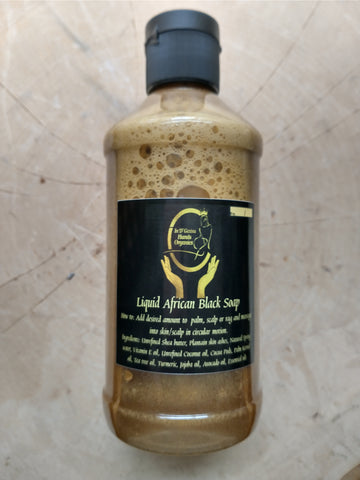 Liquid African Black Soap